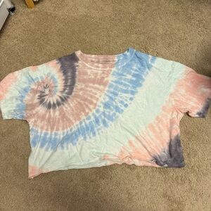 Tie-Dye Cropped T-Shirt